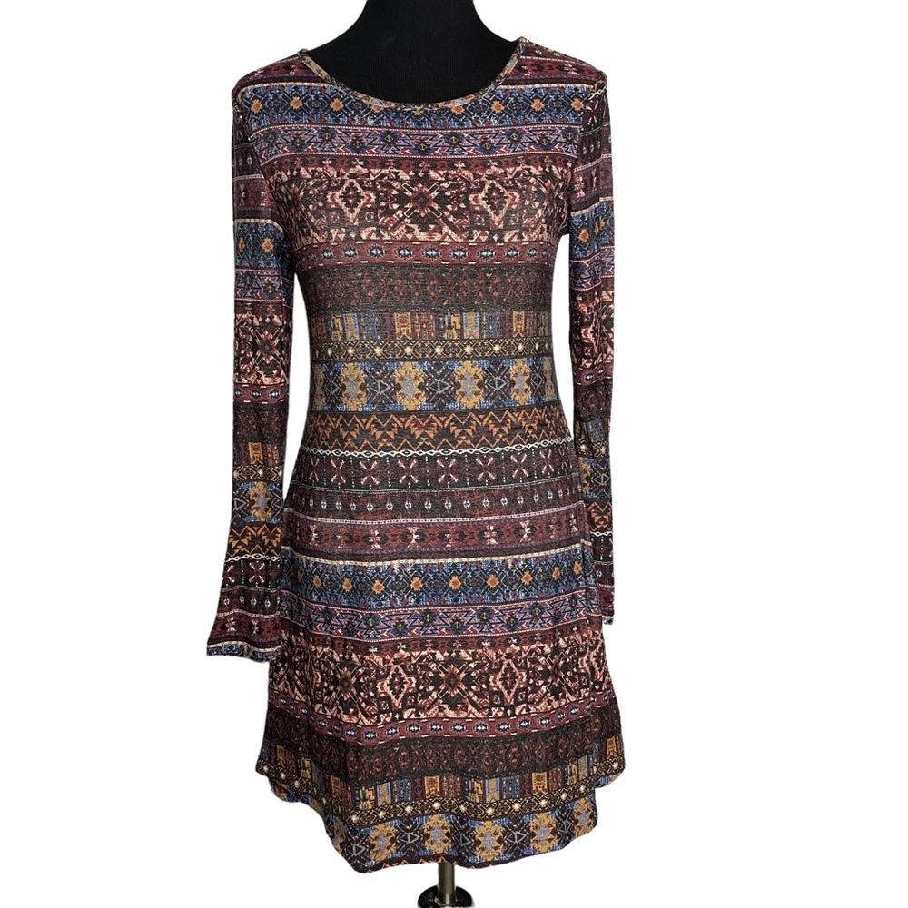 Xhilaration Tunic Knit Top Medium Boho Western